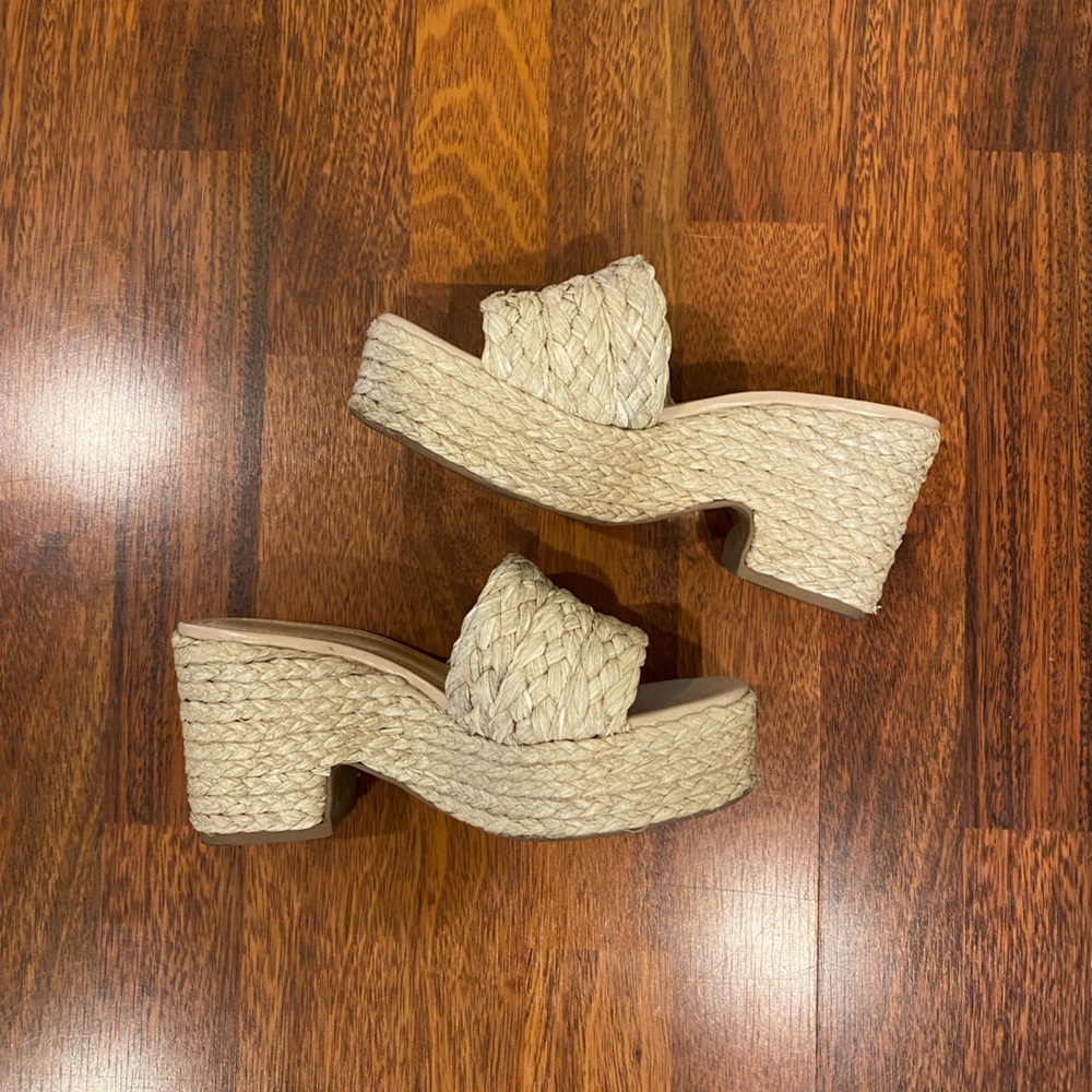 Natural Wedge Sandal